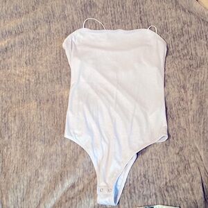 Hollister ribbed bodysuit Periwinkle blue sz L